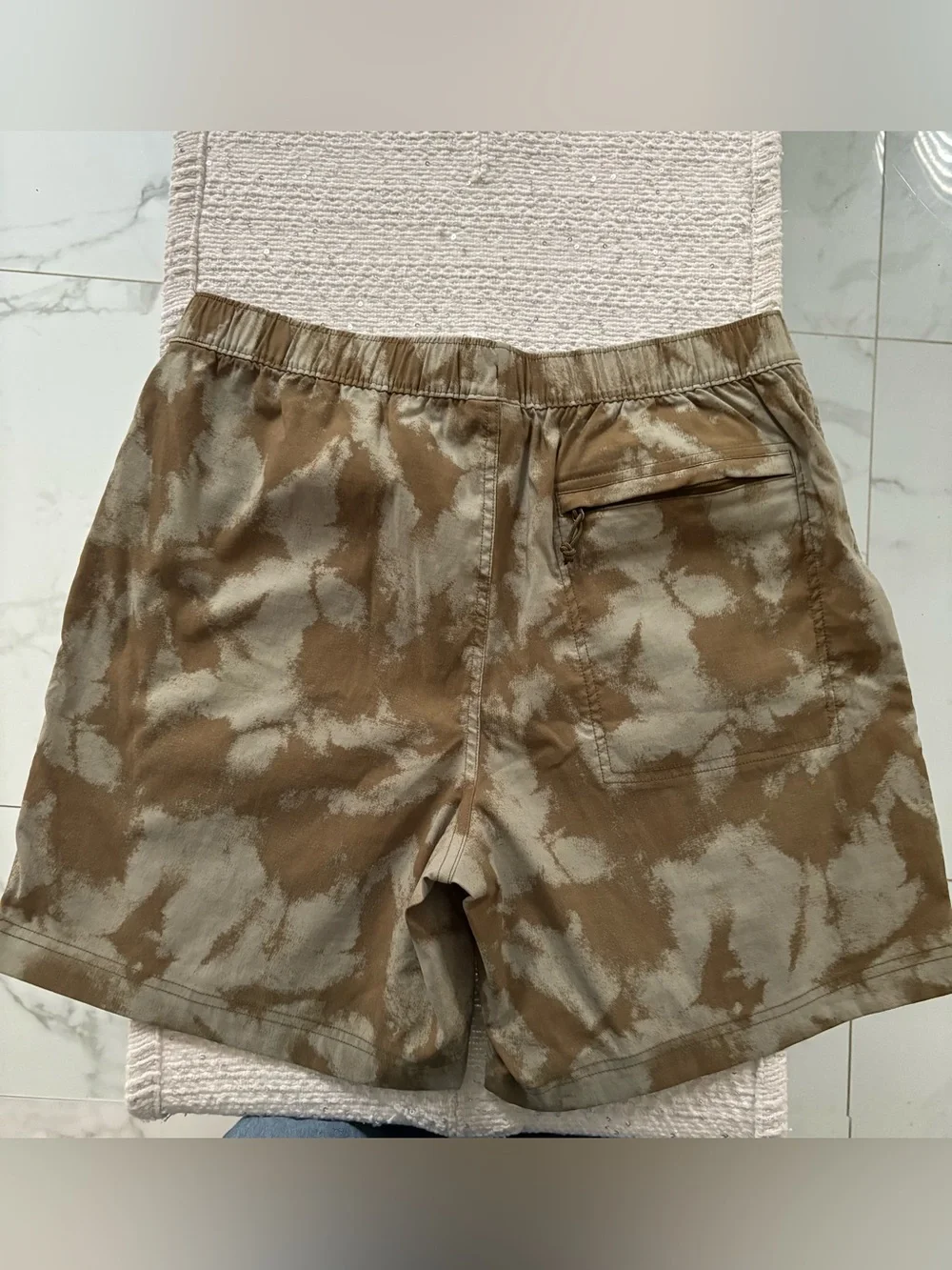 The North Face Men's Tan & Cream Athletic Shorts